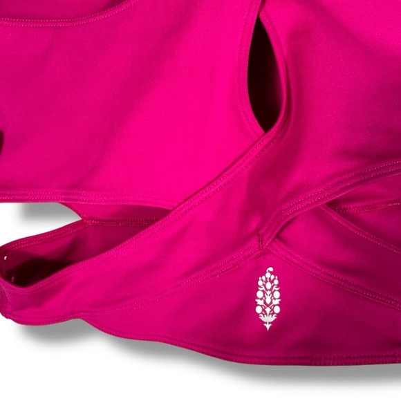 Free People Movement Back It Up Sports Workout Tank, Dragon Fruit Pink, NWT - Picture 11 of 13